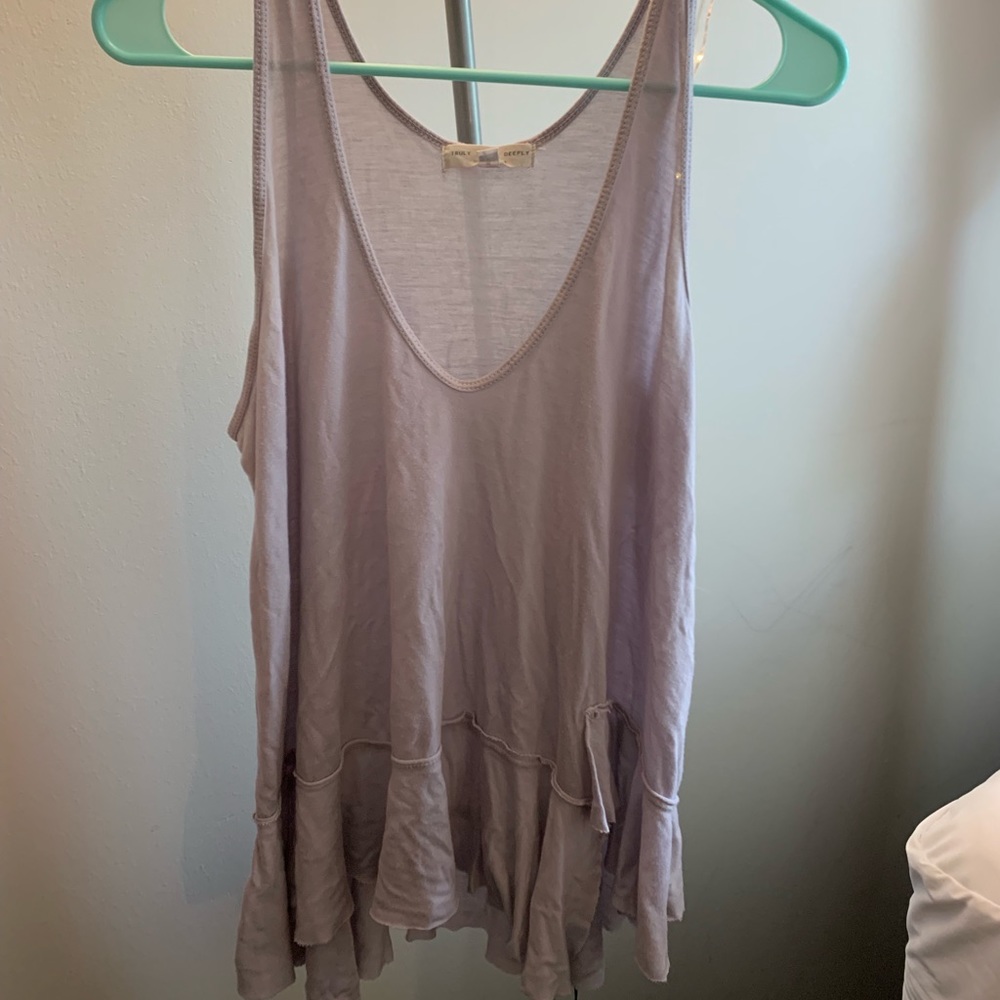 Truly Madly Deeply light purple tank (super soft!)